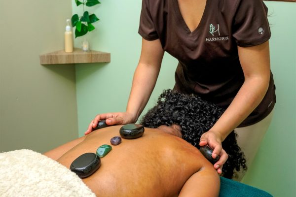 Hot stone massage